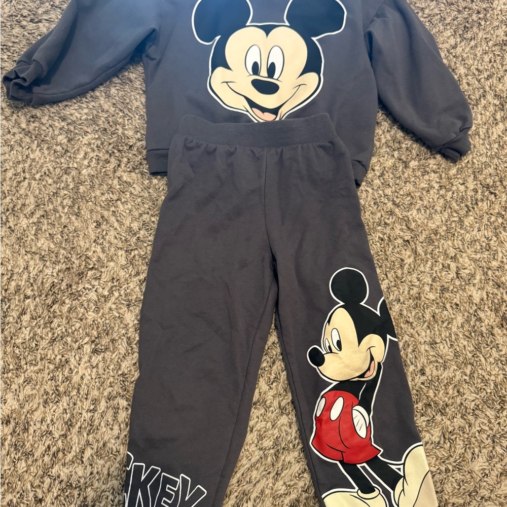 Disney Kids Matching Set - Black and Red Mickey Mouse